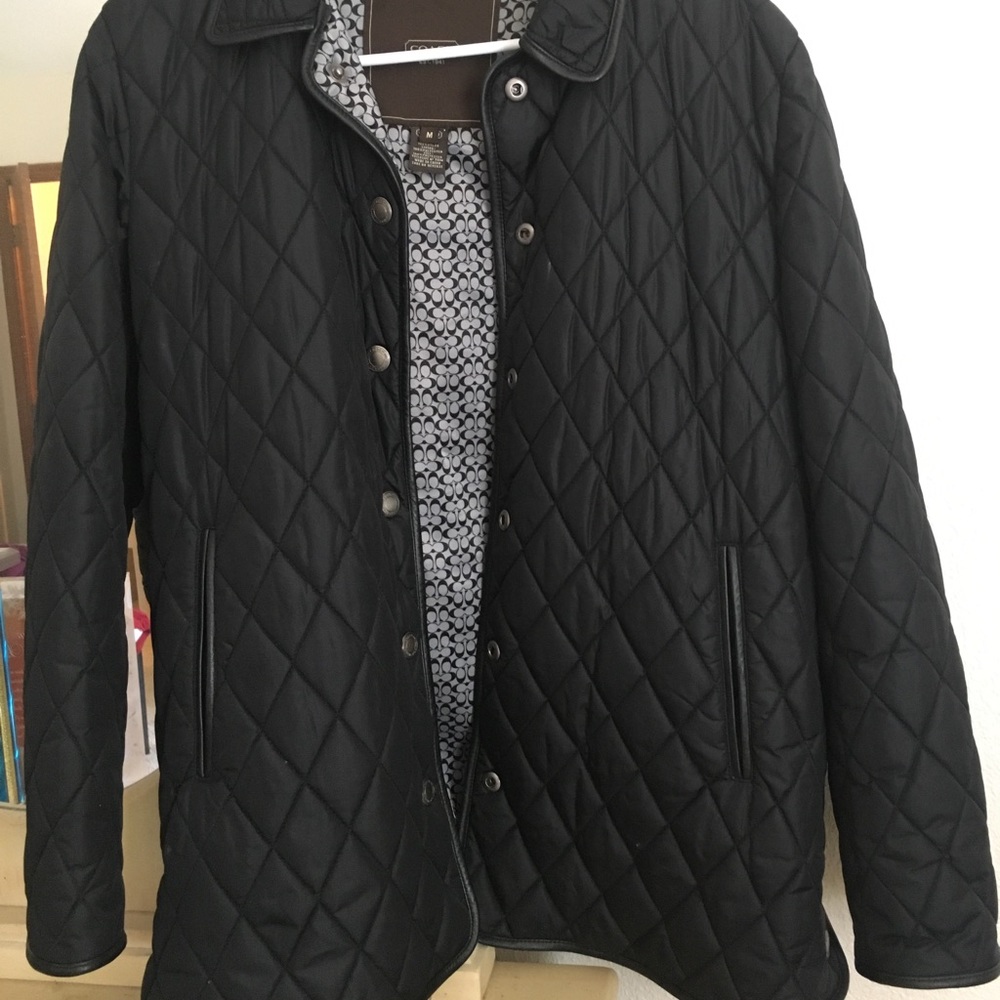 Quilted COACH jacket